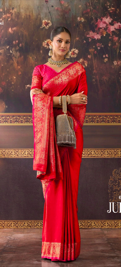 Rama Premium HO silk material Silk Saree