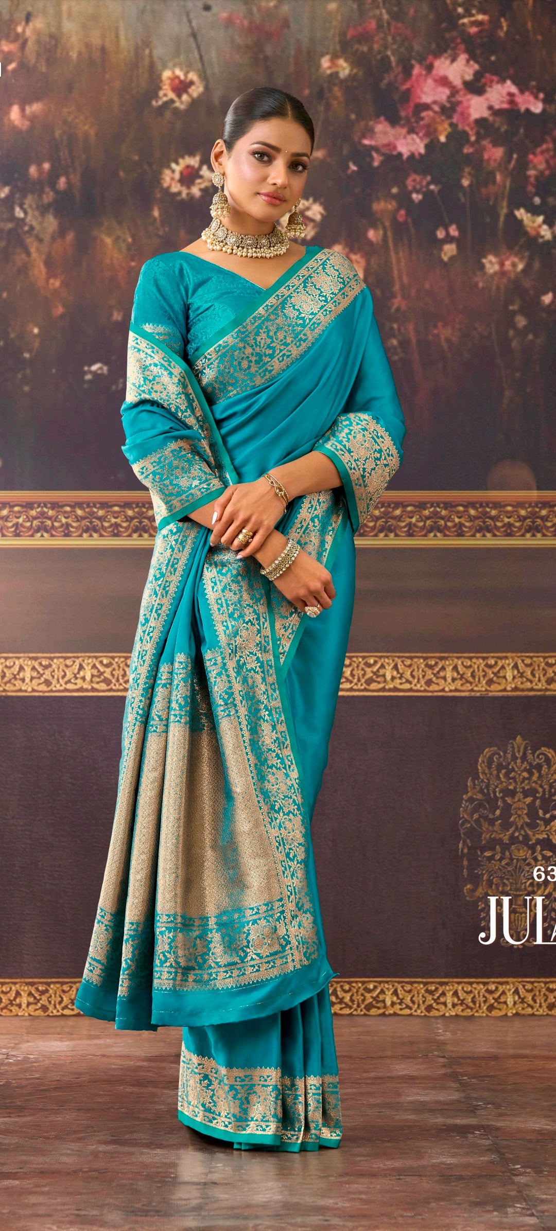 Rama Premium HO silk material Silk Saree